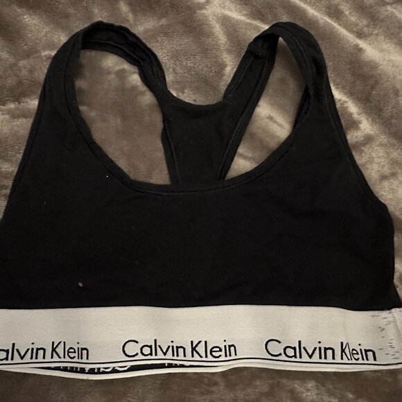 Black CK Bralette - Picture 2 of 2